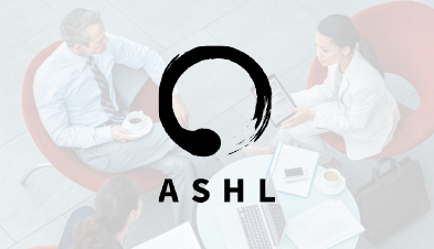Logotipo da ASHL.